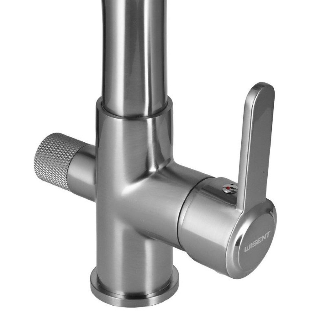 Смеситель для кухни с выходом под фильтр Wisent W4755A-9, с гибким изливом — изображение 4