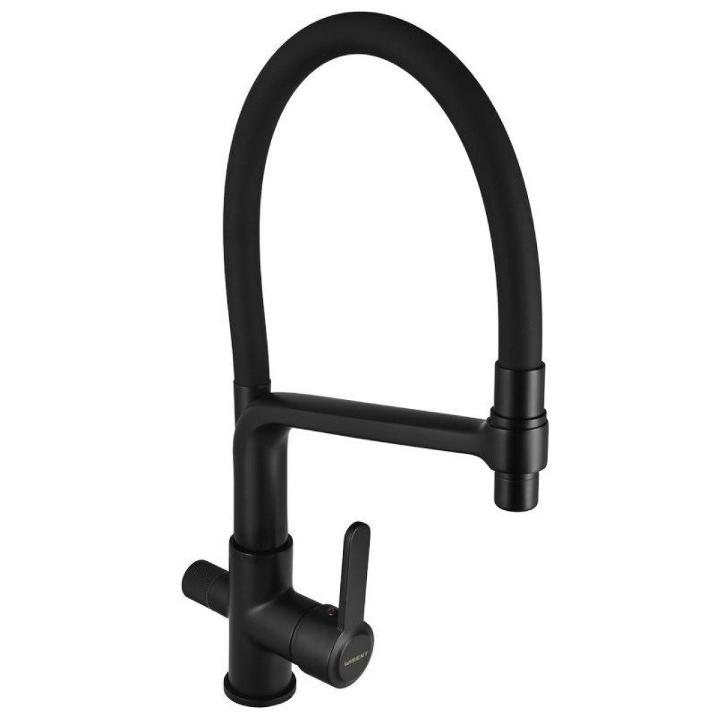 Смеситель для кухни с выходом под фильтр Wisent W4755U-12, с гибким изливом — изображение 3