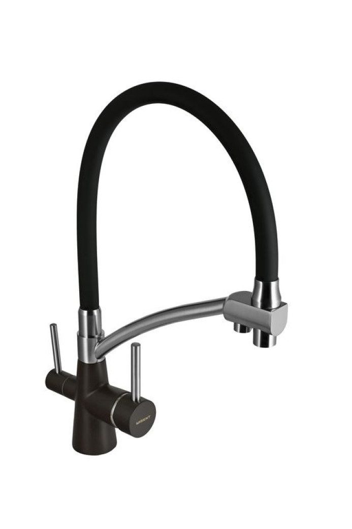 Смеситель для кухни с выходом под фильтр Wisent W4855-27-2, с гибким изливом