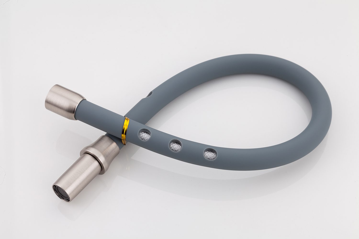 Смеситель для кухни под фильтр GAPPO G4398, сатин/серый — изображение 3