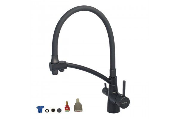 Смеситель для кухни под фильтр GERHANS KK4855U-12 plus, с гибким изливом