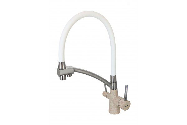 Смеситель для кухни с выходом под фильтр Wisent W4855-21-3, с гибким изливом