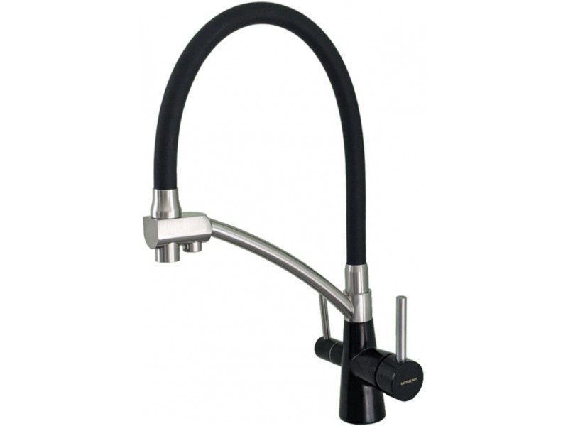 Смеситель для кухни с выходом под фильтр Wisent W4855-25-2, с гибким изливом