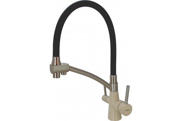 Смеситель для кухни с выходом под фильтр Wisent W4855-30-2, с гибким изливом