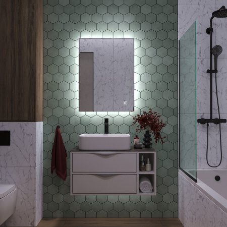 Зеркало в ванную Benetto «Орвието» 800х500