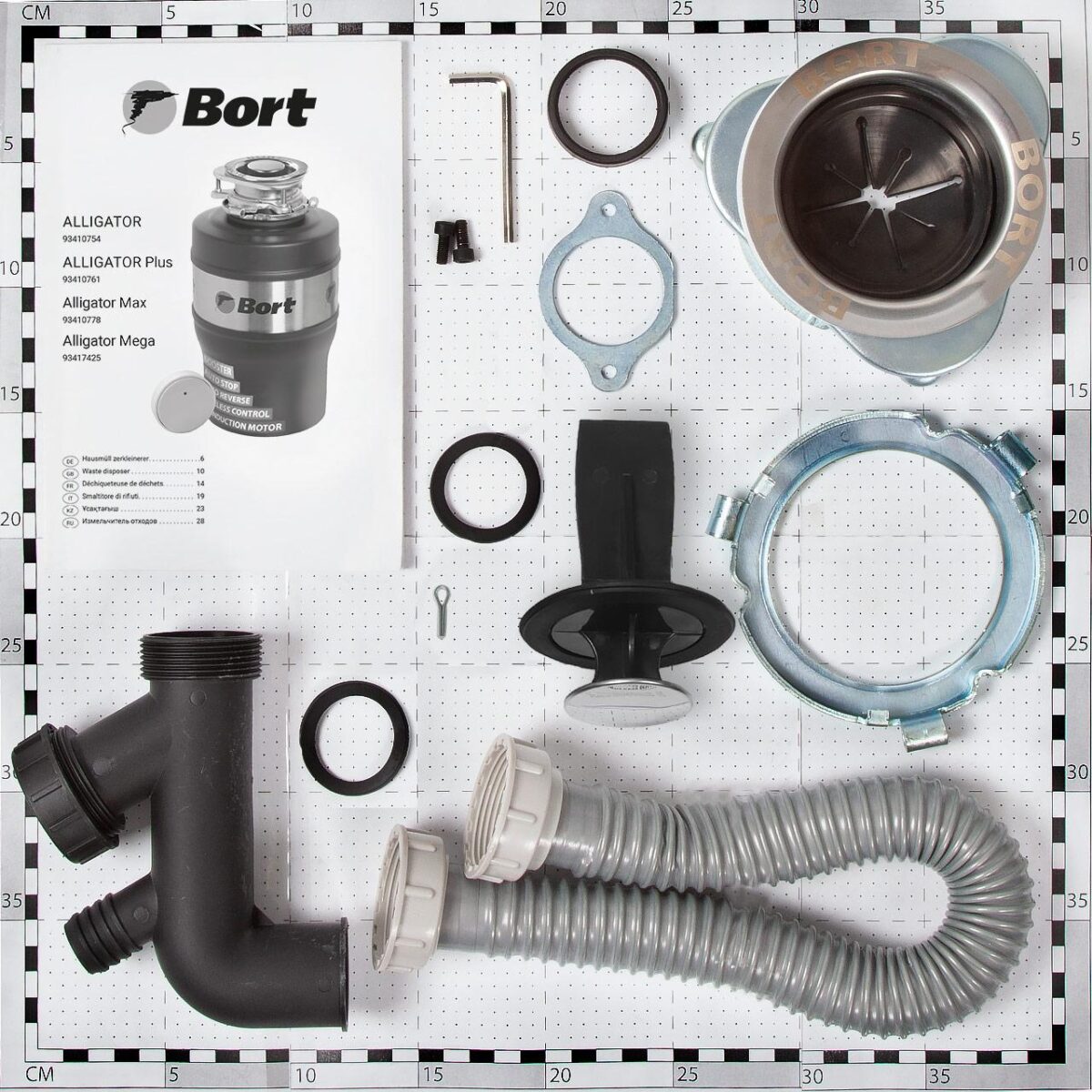 Измельчитель пищевых отходов Bort Alligator MEGA (93417425) — изображение 15