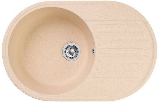 Кухонная мойка GranFest QUARZ Z-18 бежевый
