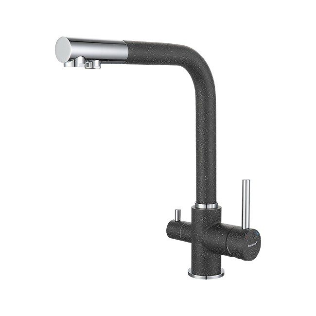 Смеситель для кухни под фильтр GRANFEST 3611 графит