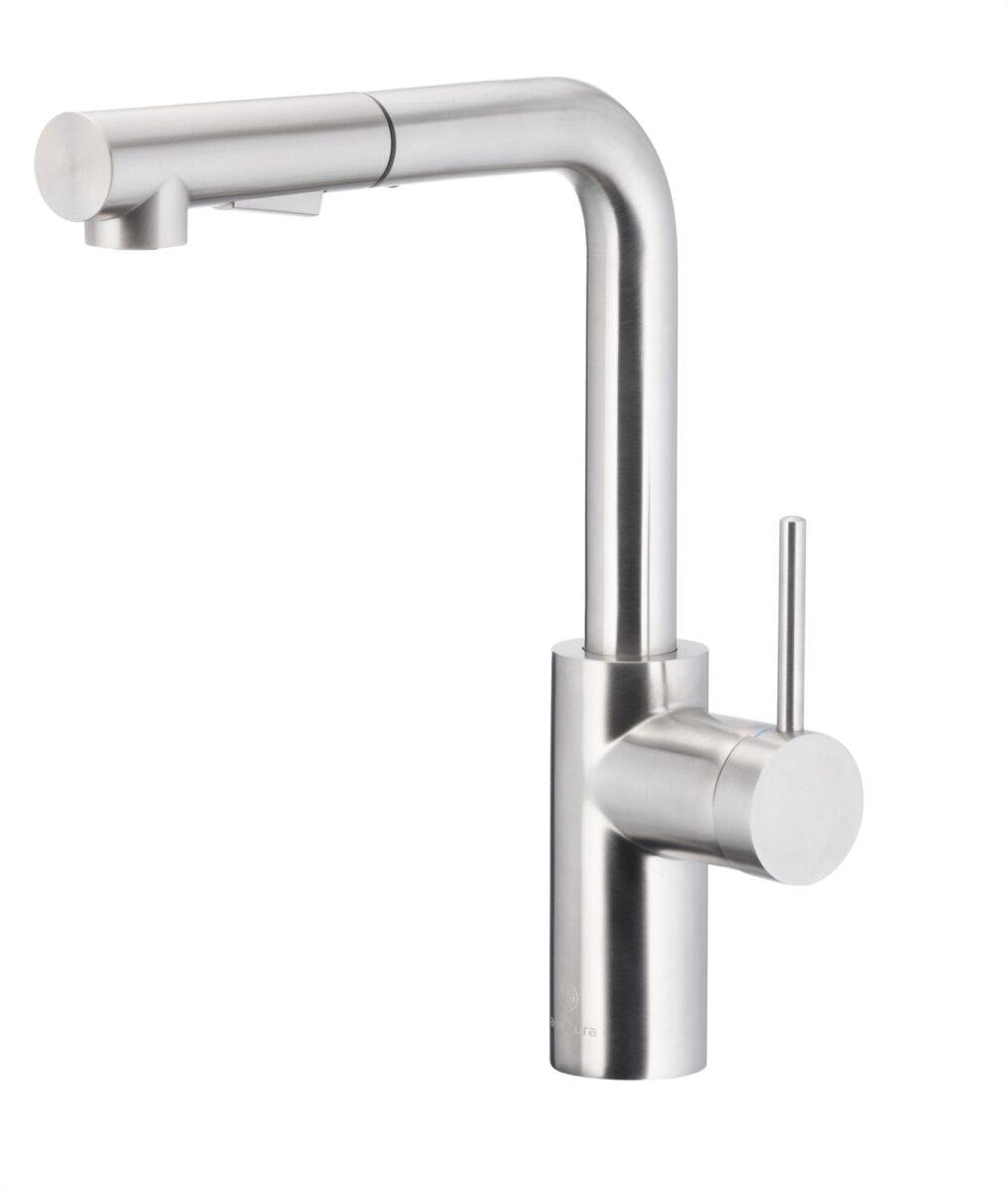 Смеситель для кухни с выдвижной лейкой KFA Armatura DUERO BASIС 6623-110-22