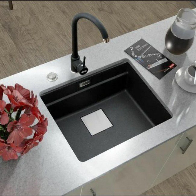 Кухонная мойка Franke Kubus KNG 110-52 (оникс) (560 x 460 мм), 125.0700.384 — изображение 2