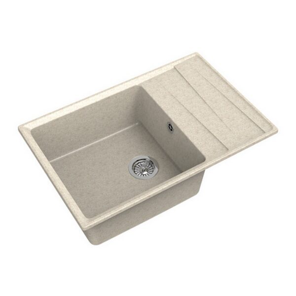 Кухонная мойка GranFest GF-LV-760L бежевый — изображение 2