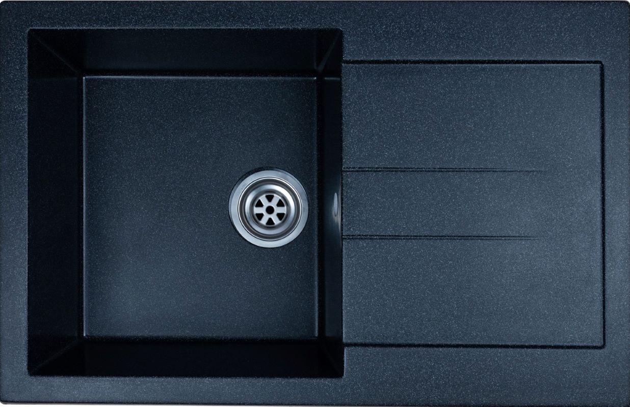 Кухонная мойка GRANRUS GR-780 черный