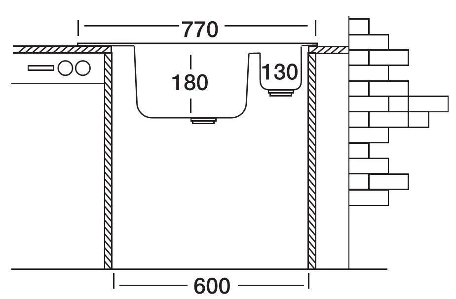 Кухонная мойка Kromevye EX 171 D — изображение 4