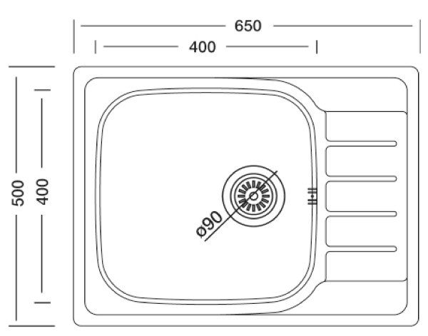 Кухонная мойка Kromevye EX 180 D — изображение 3