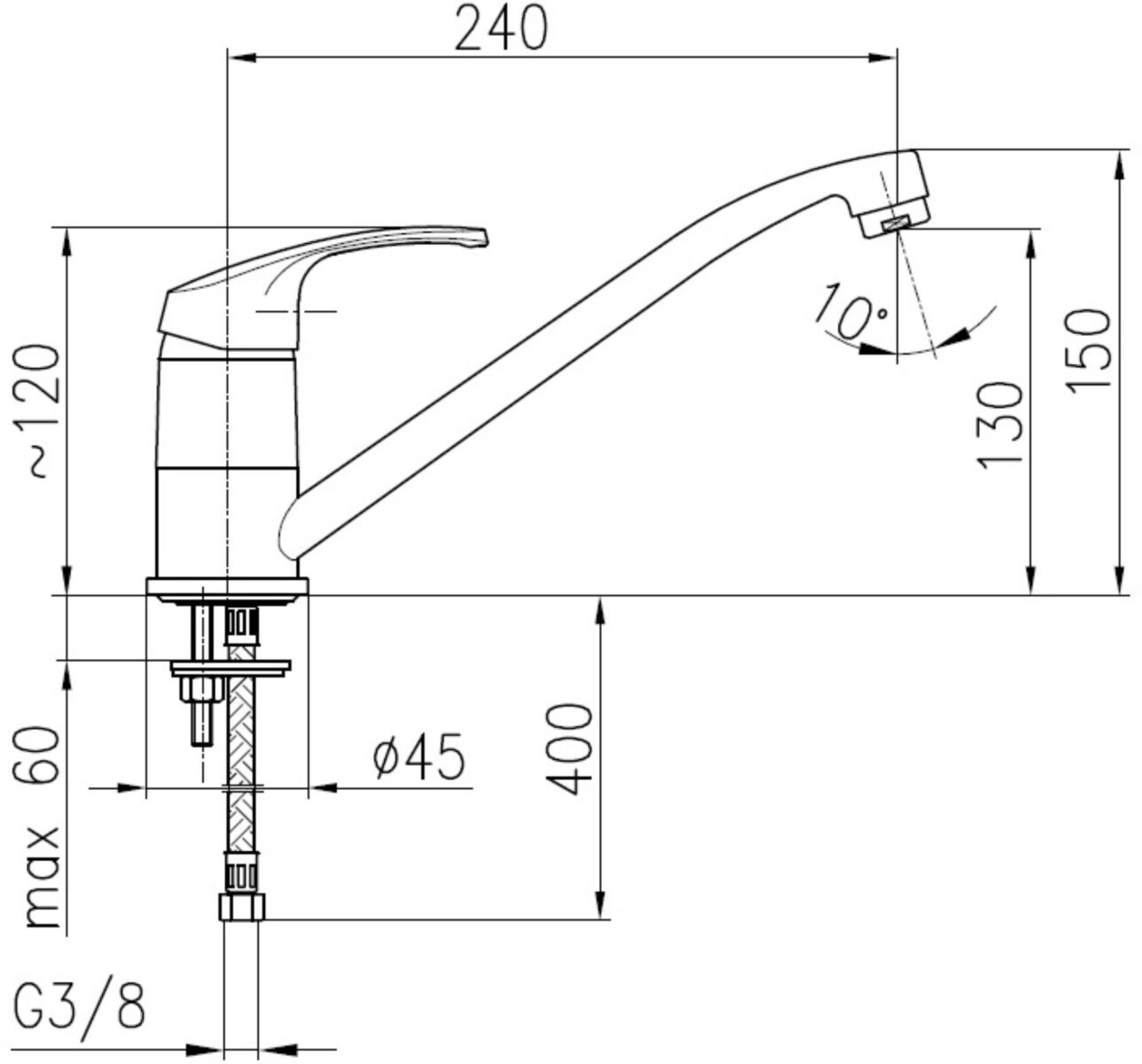 Смеситель для кухни KFA Armatura KRZEM 4213-915-00 — изображение 2