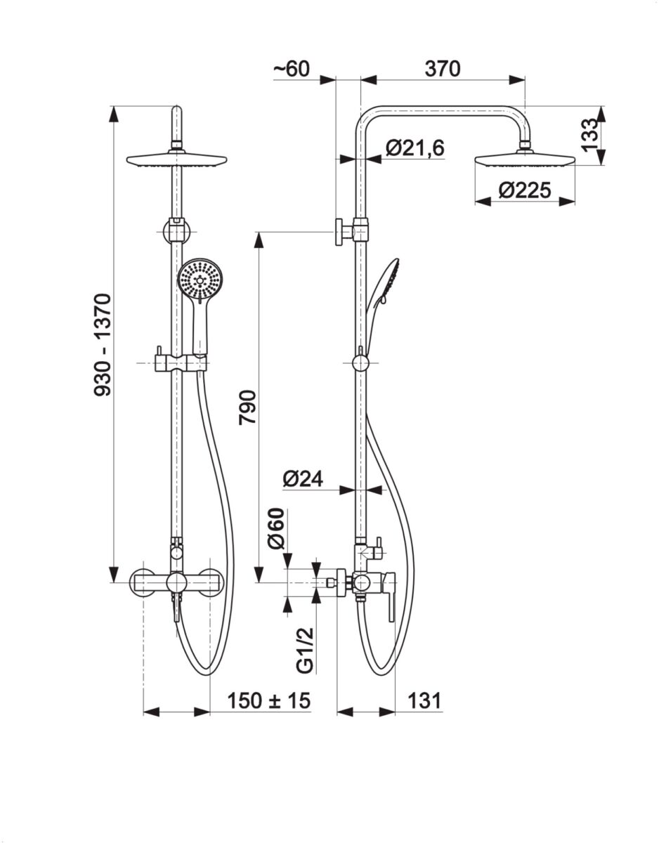 Душевая система KFA Armatura MOZA 5036-910-00 — изображение 4