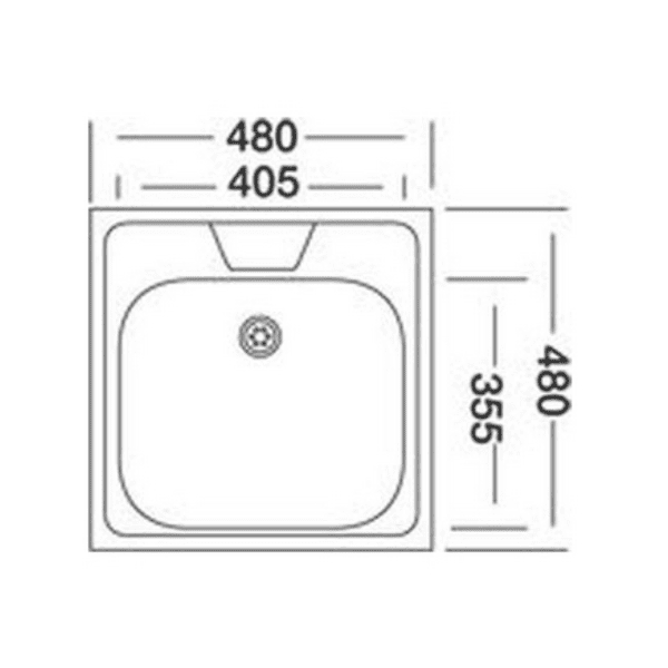 Кухонная мойка Kromevye N 244 — изображение 2