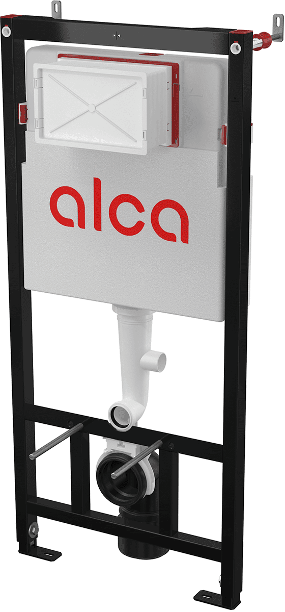 Комплект инсталляции Alca AM101/1120 Sádromodul с унитазом Niagara Atrio NG-9303 и кнопкой Alca M571 (хром/глянец), NG-9303+(AM101/1120+M571) — изображение 4