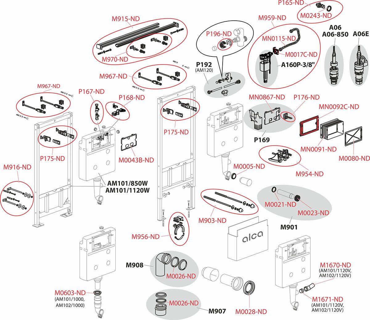 Комплект инсталляции Alca AM101/1120 Sádromodul с унитазом Niagara Atrio NG-9303 и кнопкой Alca M571 (хром/глянец), NG-9303+(AM101/1120+M571) — изображение 9
