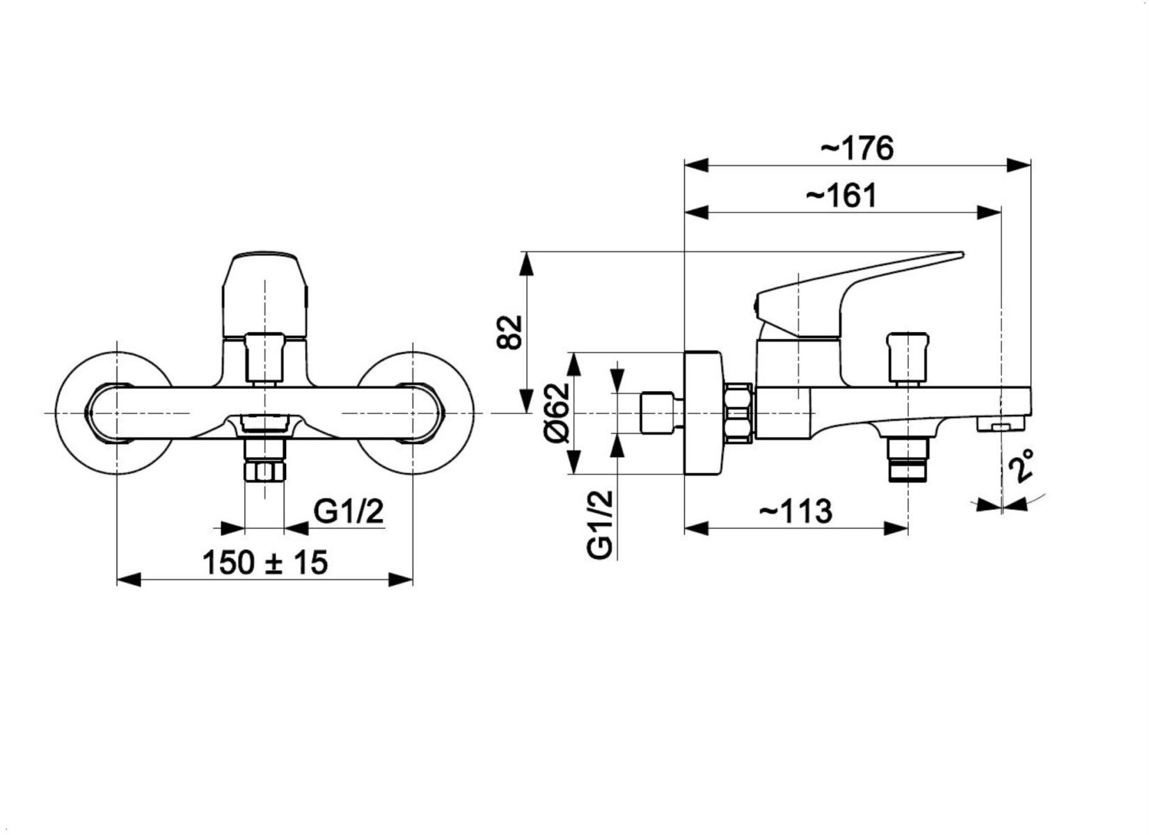 Смеситель для ванны KFA Armatura OTAVA 5554-010-00 — изображение 6