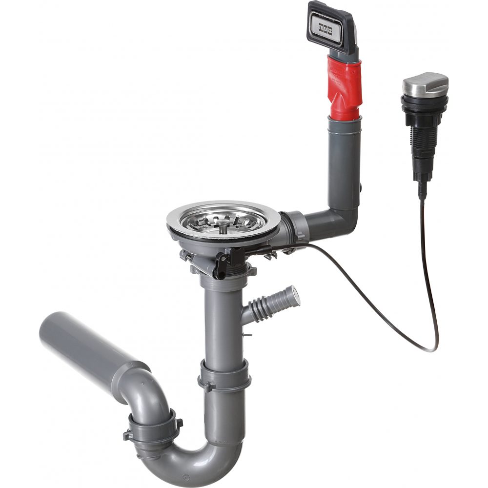 Сифон-полуавтомат для кухонной мойки Franke ∅3½", с выпуском, 112.0075.295