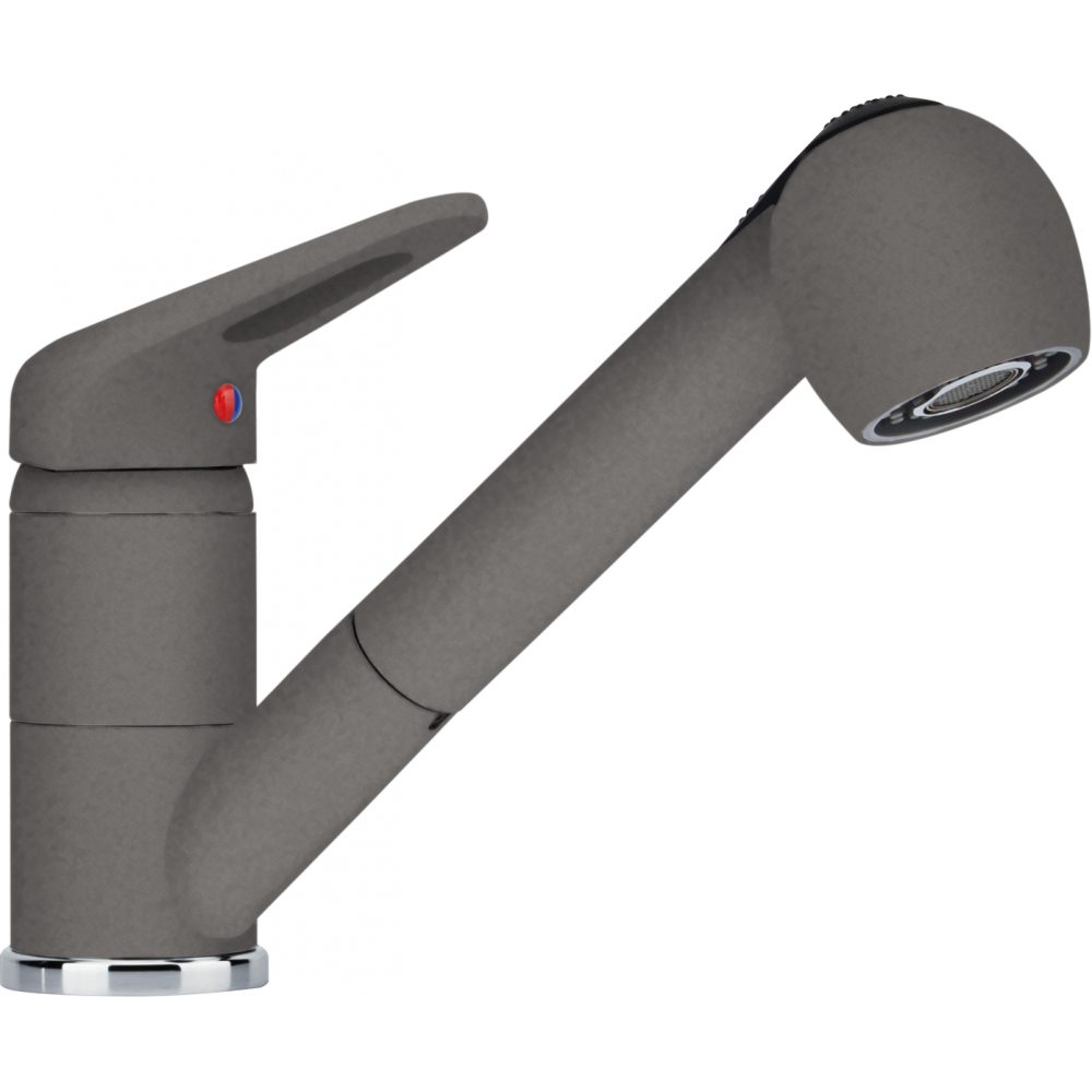 Смеситель для кухни с выдвижной лейкой NOVARA PLUS, серый, 115.0470.670