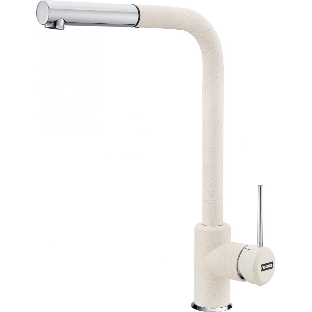 Смеситель для кухни с выдвижной лейкой Franke Sirius, хром/ваниль, 115.0476.830
