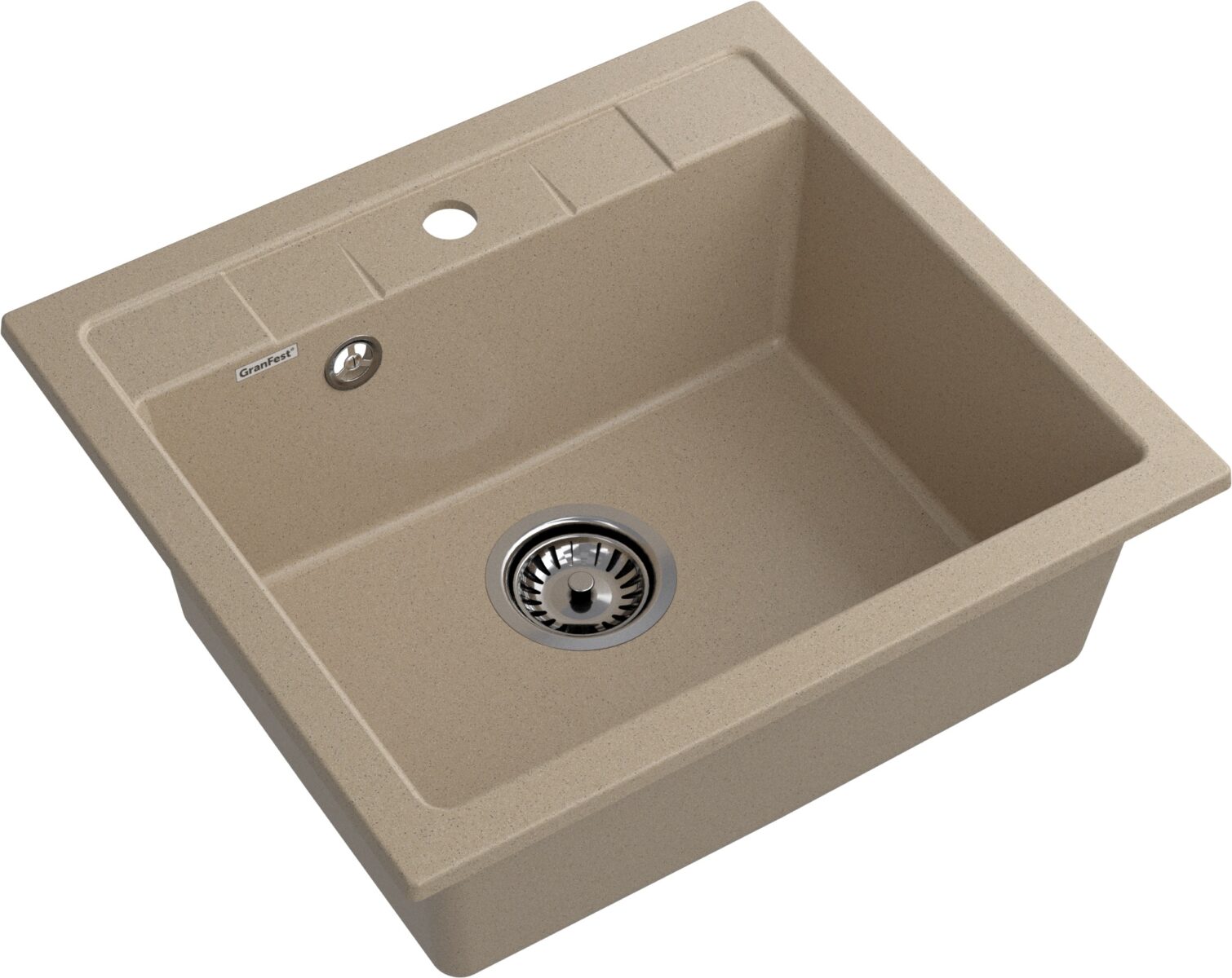Кухонная мойка GranFest GF - Q561 песочный — изображение 2