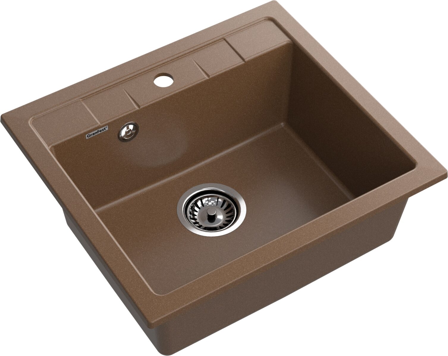 Кухонная мойка GranFest GF - Q561 терракот — изображение 2