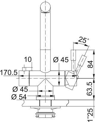 Смеситель для кухни под фильтр Franke Atlas Clear Water 120.0179.978 — изображение 6