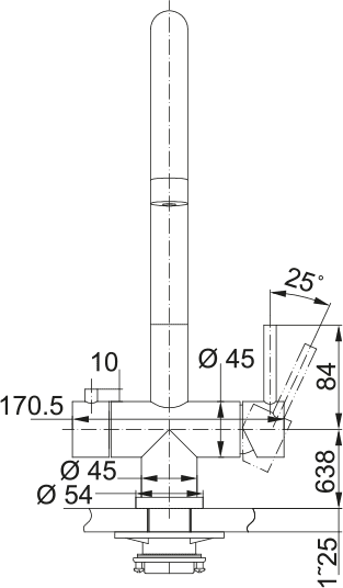 Смеситель для кухни под фильтр Franke EOS Clear Water с фильтрацией, нержавеющая сталь, 120.0179.979 — изображение 6