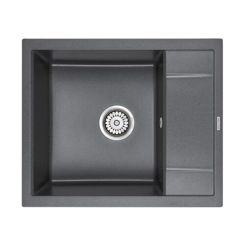 Кухонная мойка PAULMARK FLUGEN 50-600, PM216050-DG, графит, 600х500