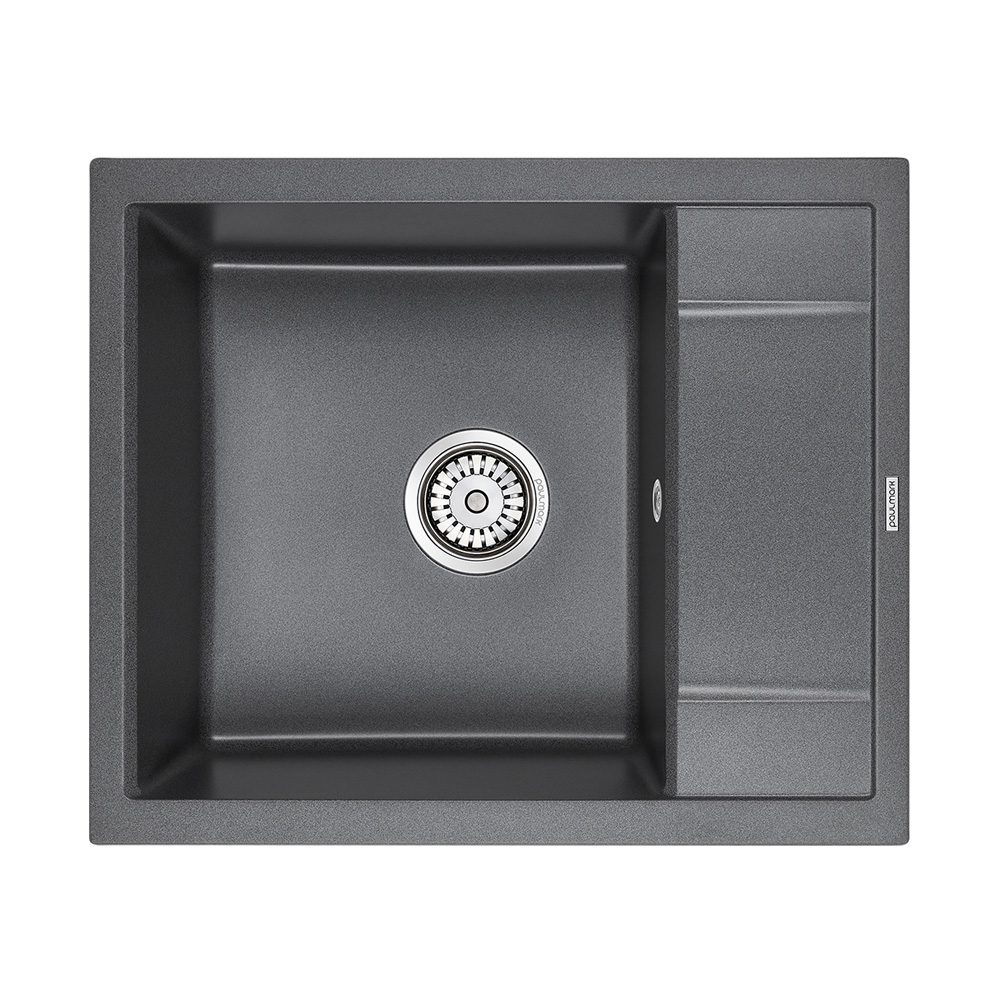 Кухонная мойка PAULMARK FLUGEN 50-600, PM216050-DG, графит, 600х500