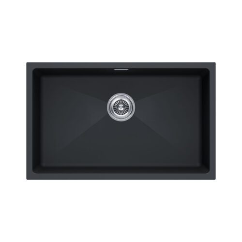 Кухонная мойка PAULMARK LUMI 74UNI, LU74-AN, антрацит, 740х460