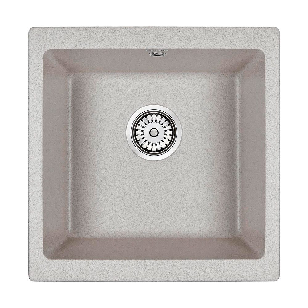 Кухонная мойка PAULMARK GERA 50, PM104546-GR, серый, 450х460 мм