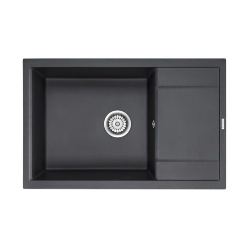 Кухонная мойка PAULMARK FLUGEN 60, PM317850-BL, черный, 780х500 мм