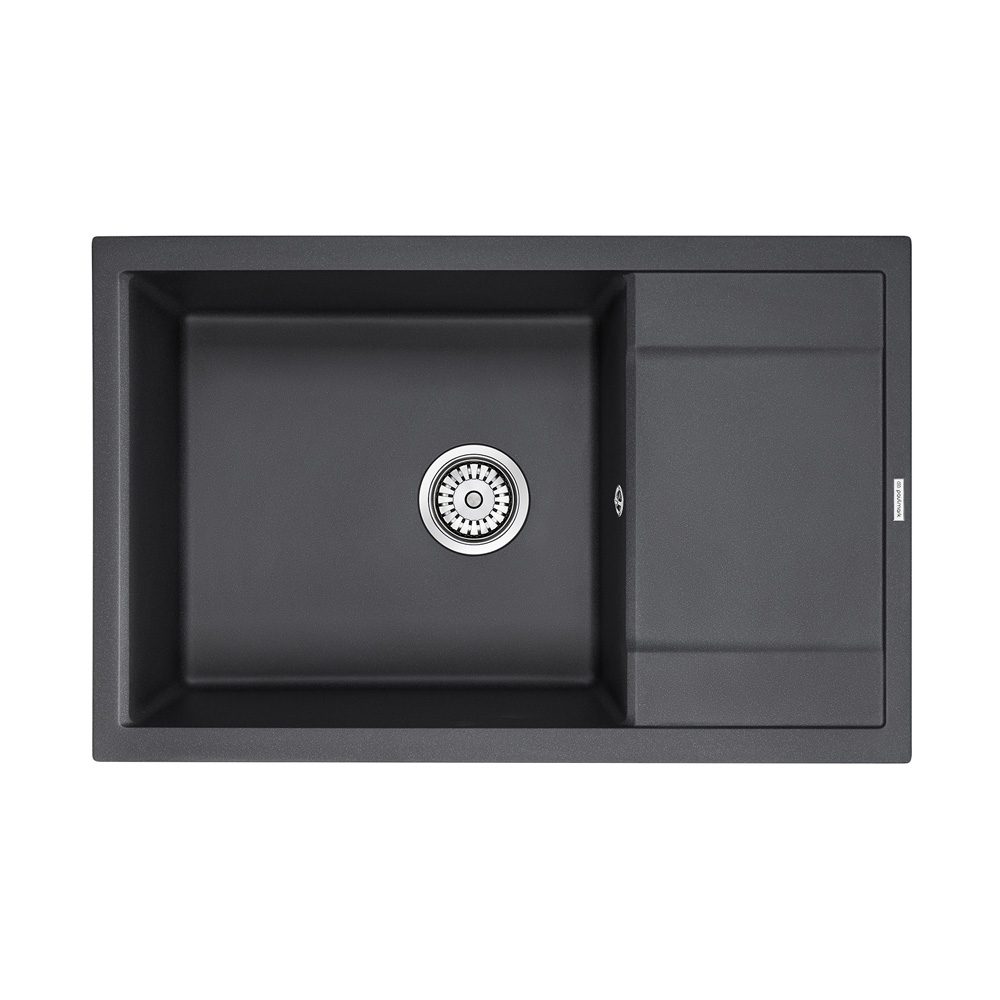 Кухонная мойка PAULMARK FLUGEN 60, PM317850-BL, черный, 780х500 мм