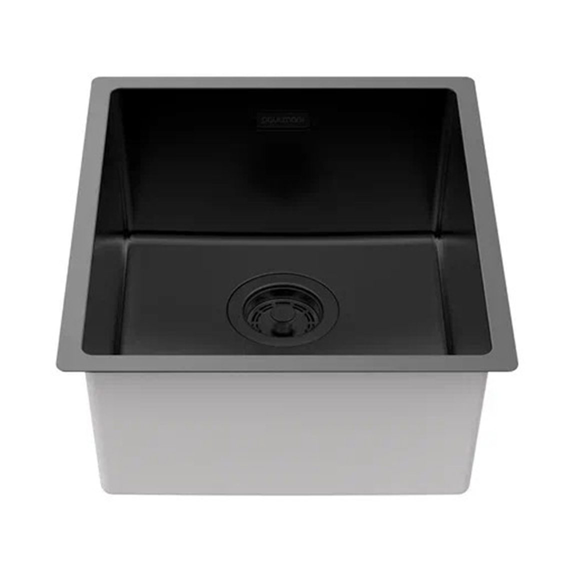 Кухонная мойка PAULMARK YUNI 39 UNI, YU39-MBN, матовый черный, 390х440мм — изображение 2