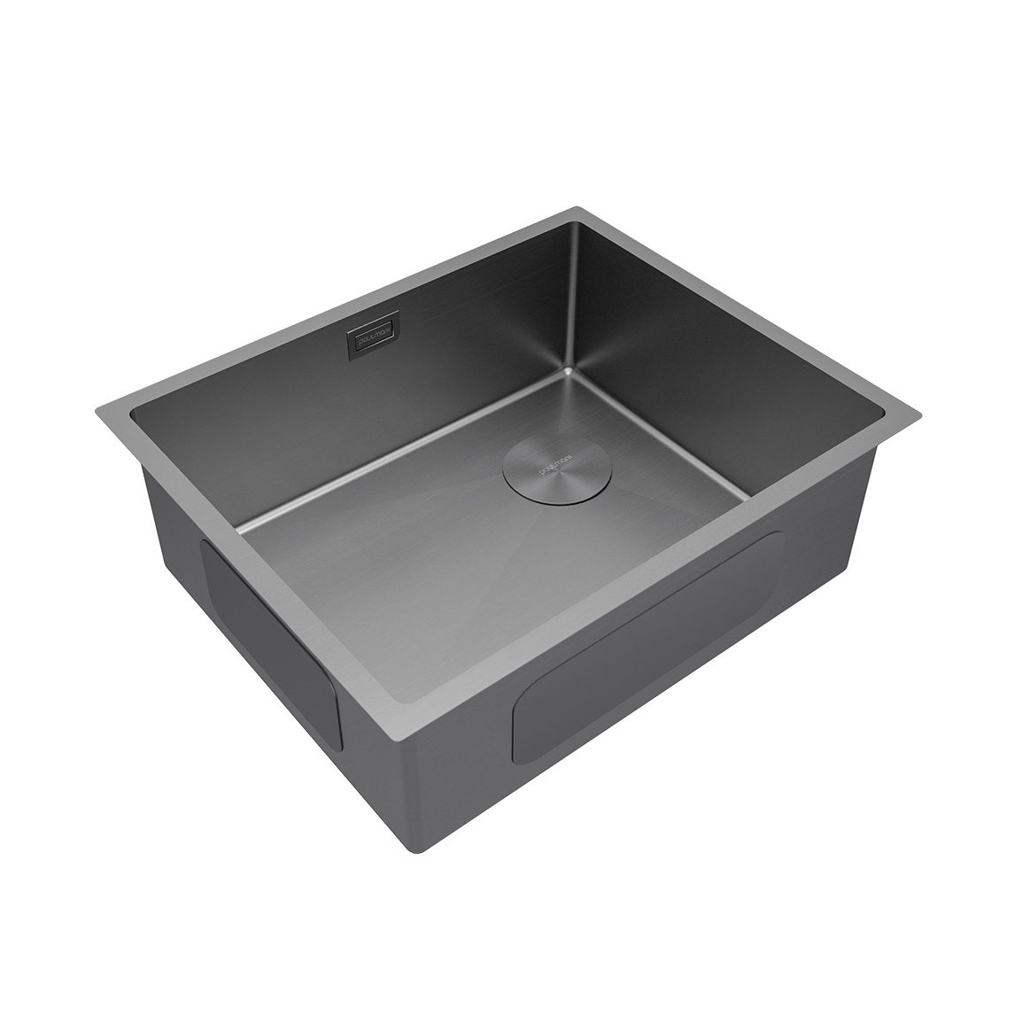 Кухонная мойка PAULMARK NEXT-SKEW 54 UNI, PM885444-MG, матовый серый, 540х440мм — изображение 2