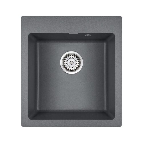 Кухонная мойка PAULMARK KANTE 45, PM104651-DG, графит, 460х510 мм