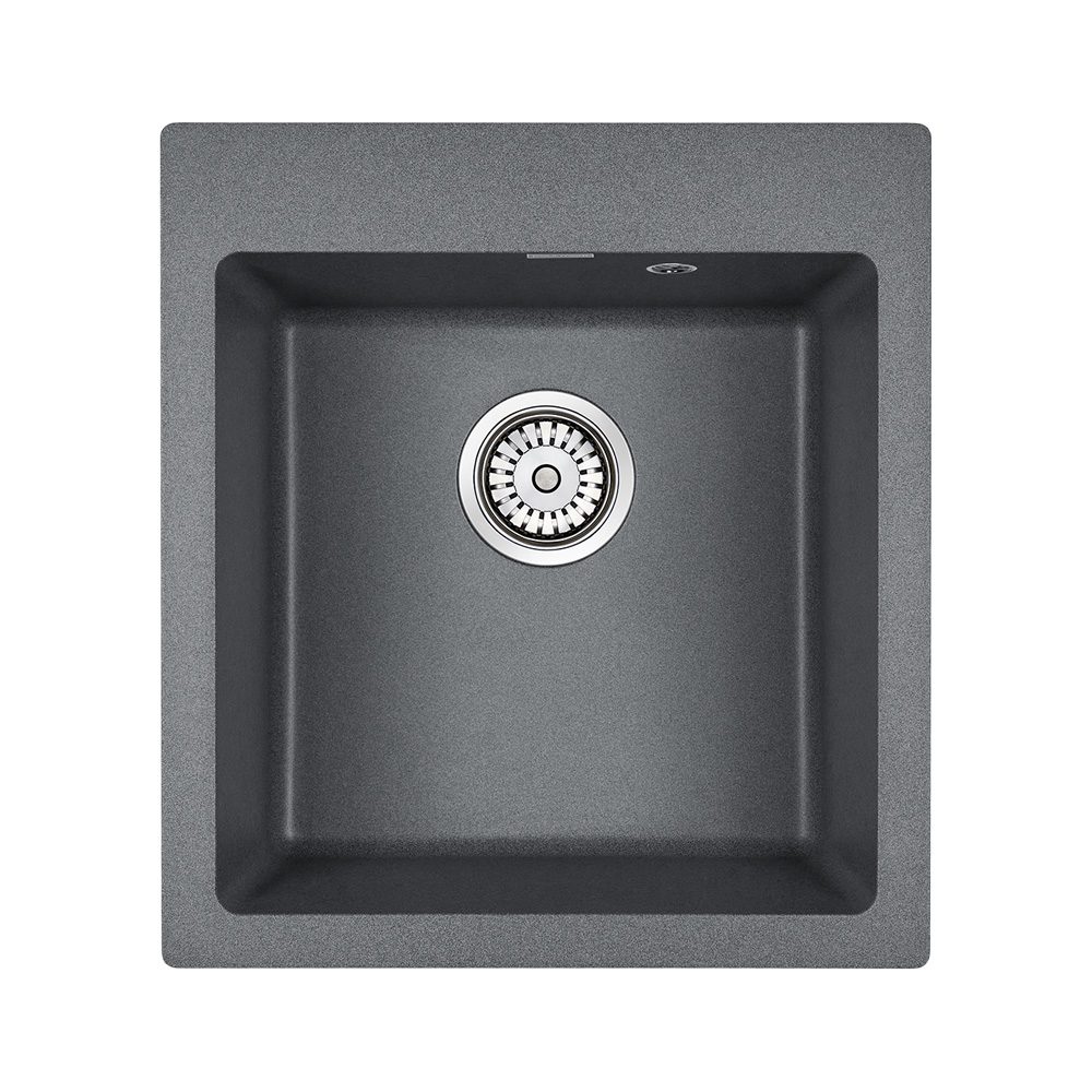 Кухонная мойка PAULMARK KANTE 45, PM104651-DG, графит, 460х510 мм