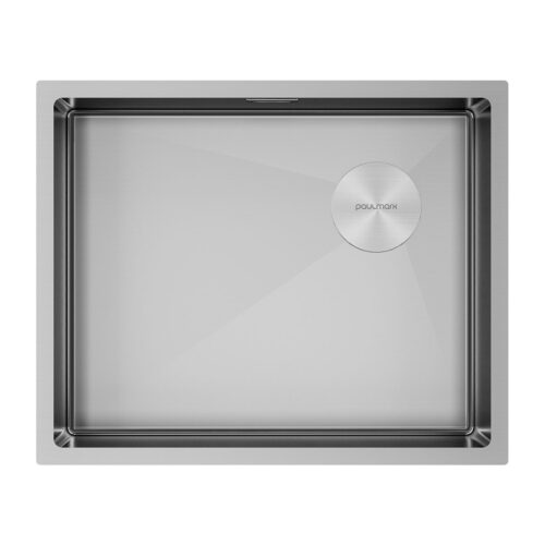 Кухонная мойка PAULMARK NEXT-SKEW 54 UNI, PM885444-BS, брашированная сталь, 540х440мм