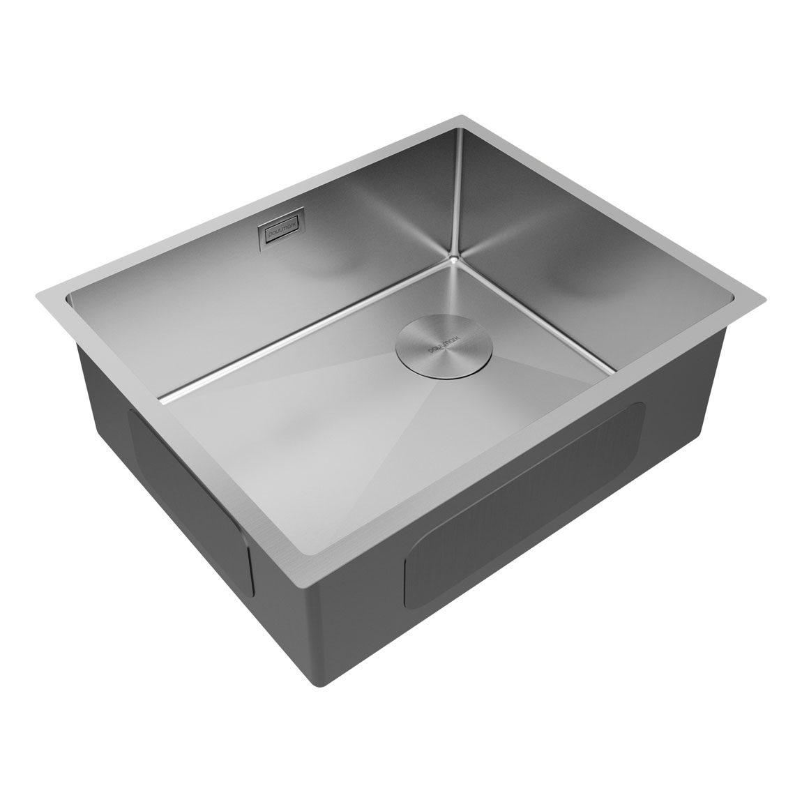 Кухонная мойка PAULMARK NEXT-SKEW 54 UNI, PM885444-BS, брашированная сталь, 540х440мм — изображение 2