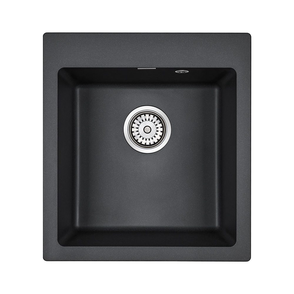 Кухонная мойка PAULMARK KANTE 45, PM104651-BL, черный, 460х510 мм