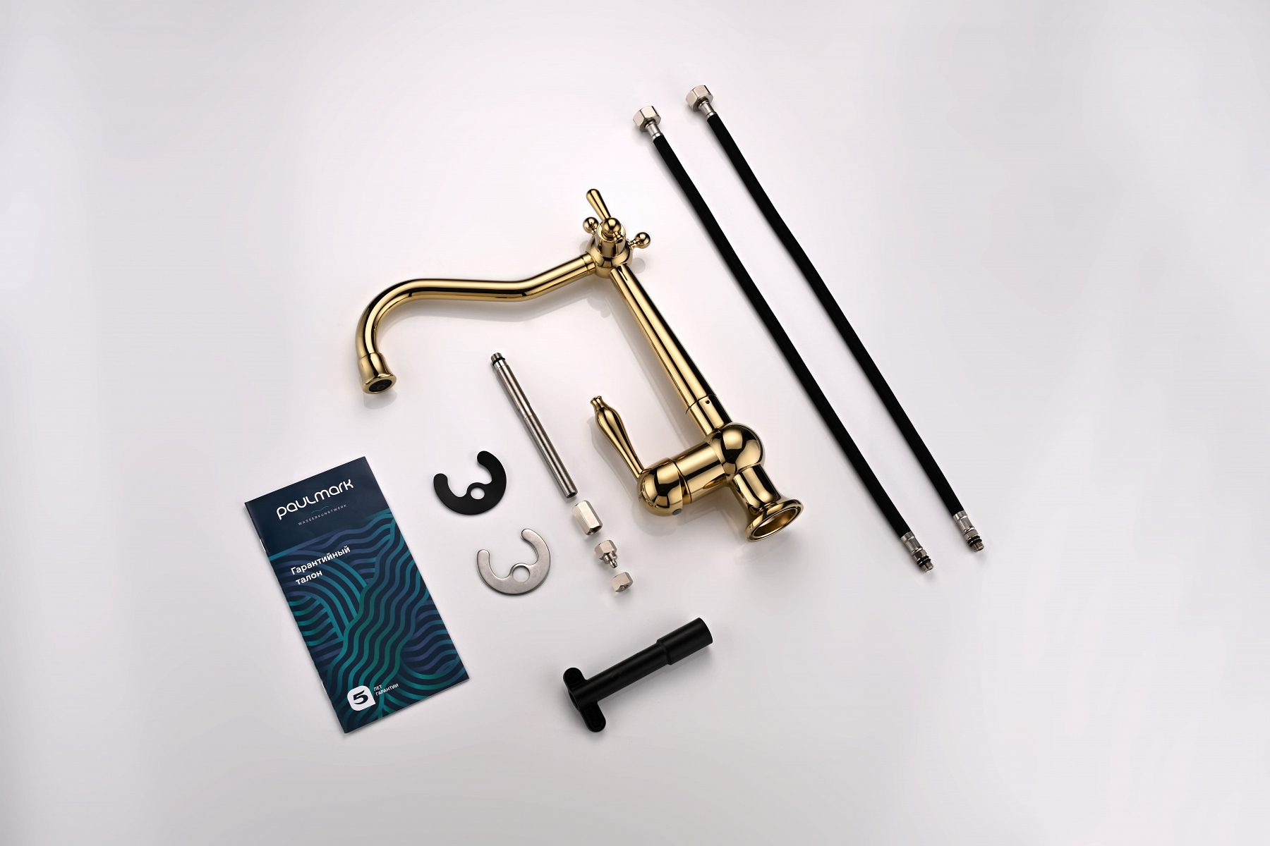 Смеситель для кухни под фильтр PAULMARK RETRO, золото, Re213226-G — изображение 8