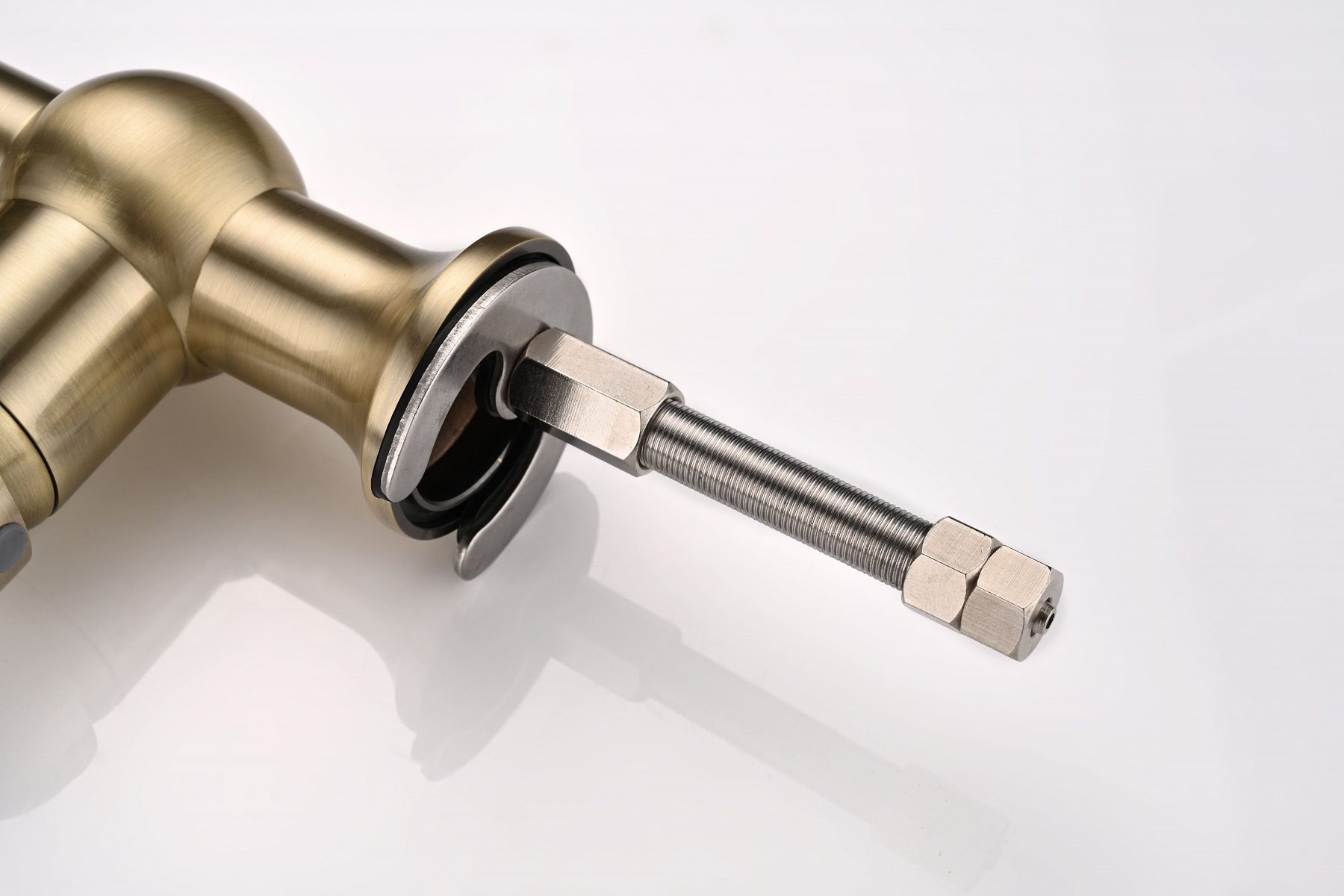 Смеситель для кухни под фильтр PAULMARK RETRO, бронза, Re213226-BR — изображение 10