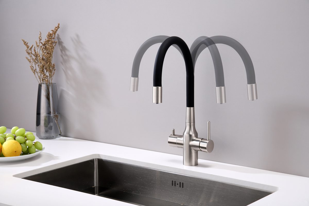 Смеситель для кухни под фильтр PAULMARK SALIX, никель, Sa213419-NI — изображение 6