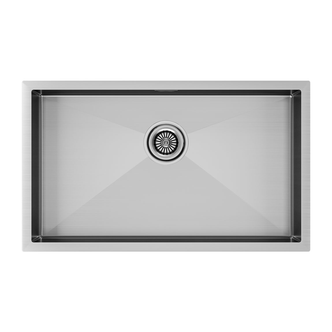 Кухонная мойка PAULMARK GERBERG 74 UNI, PM257444-BS, брашированная сталь, 740х440мм