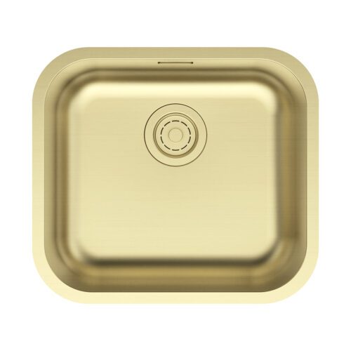 Кухонная мойка PAULMARK VELLO 48 UNI, VE48-LG, светлое золото, 480х440мм