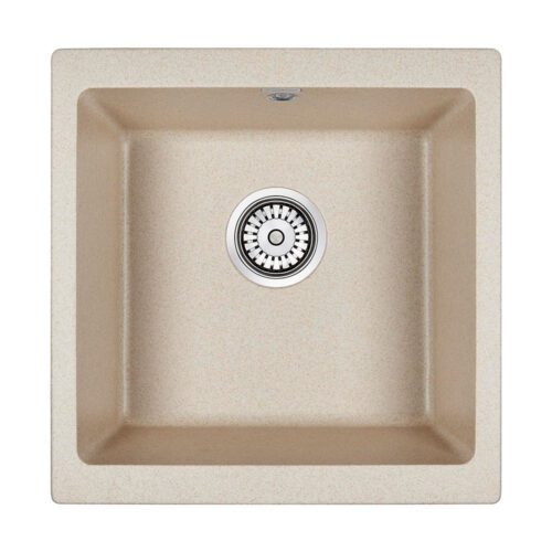 Кухонная мойка PAULMARK GERA 50, PM104546-BE, бежевый, 450х460 мм